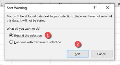 problems sorting in excel for mac